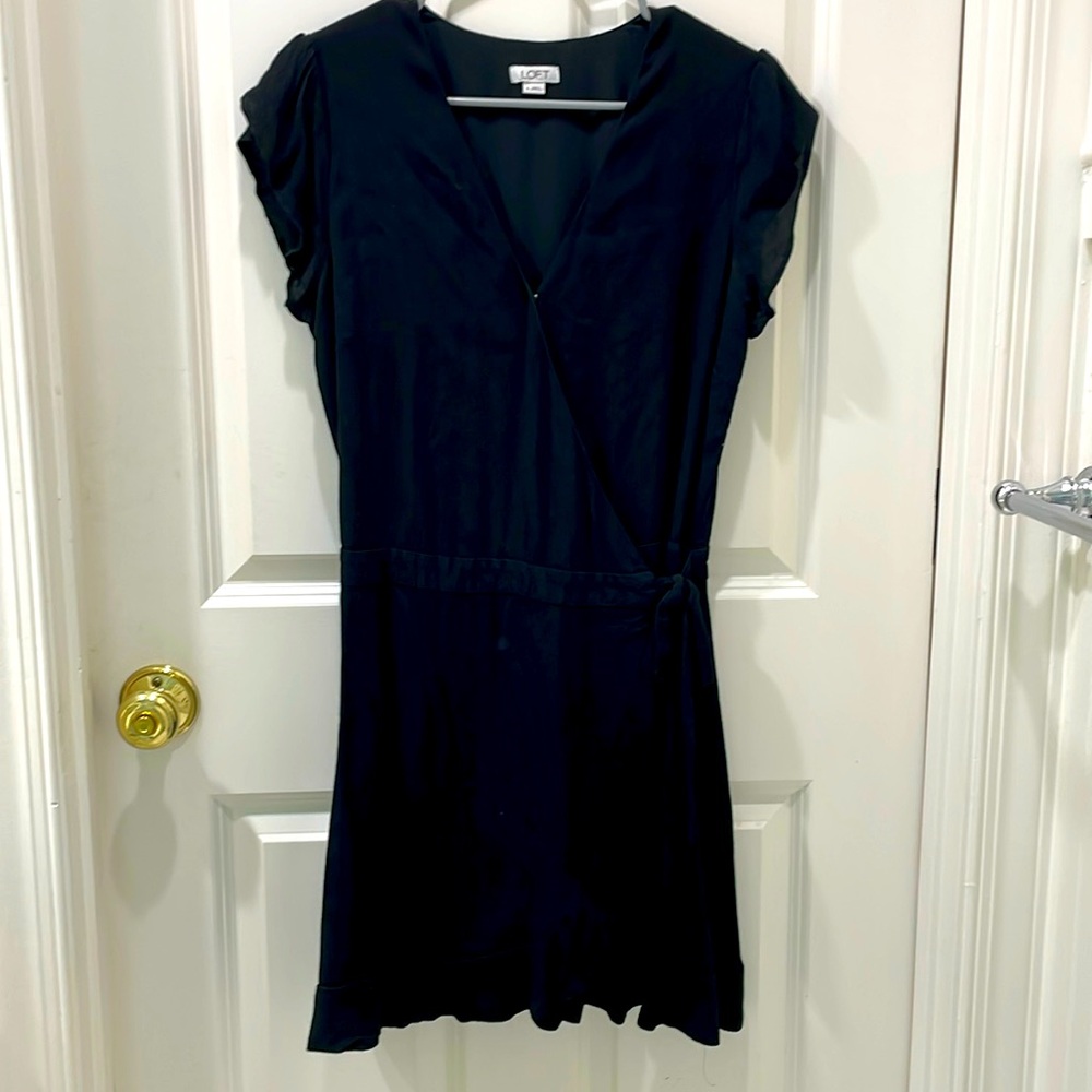 Black LOFT Skort Jumpsuit Perfect for Summer Concerts! Size 4